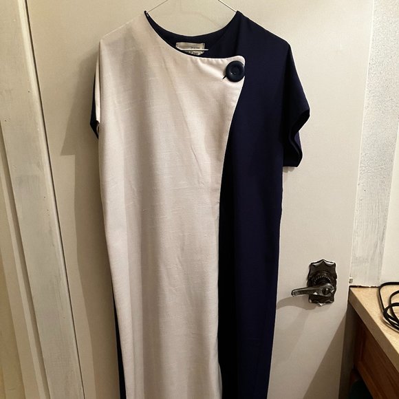 Vintage Pour Vous Dress size 6 Blue and White - Picture 2 of 8